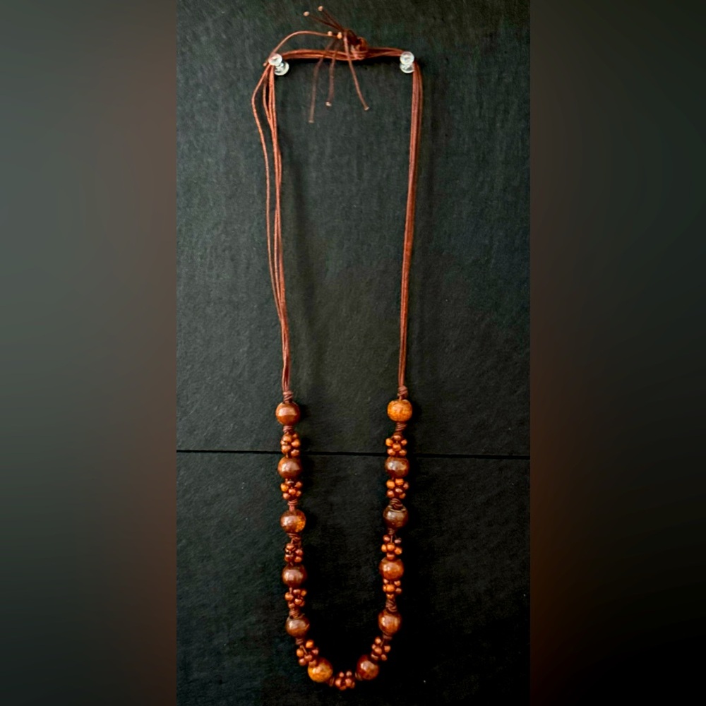 Wooden necklace